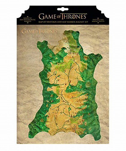 ゲーム オブ スローンズ Westeros Map And Markersマグネットセット 海外ドラマグッズ専門店 Dramastore