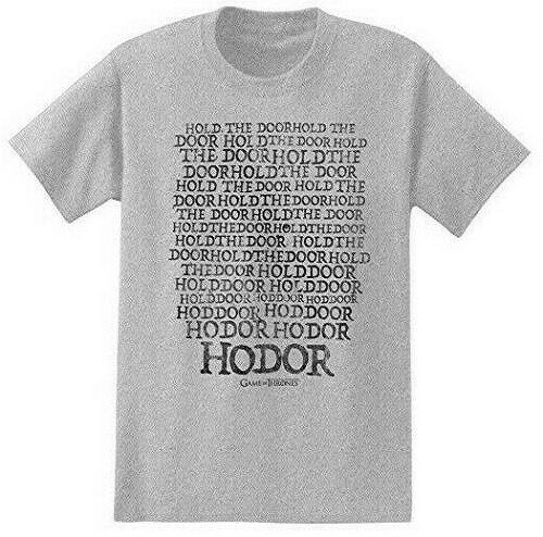 ゲーム・オブ・スローンズ/HODOR HOLD THE DOOR GREY Tシャツ【お