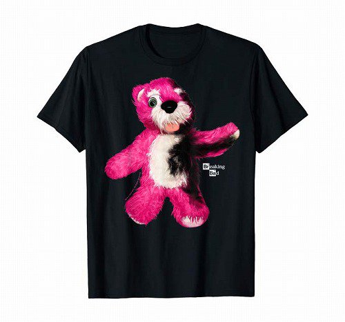 ブレイキング・バッド/PINK TEDDY BEAR PORTRAIT Tシャツ【お取り寄せ（通常25日程度）】 - 海外ドラマグッズ専門店　 DramaStore