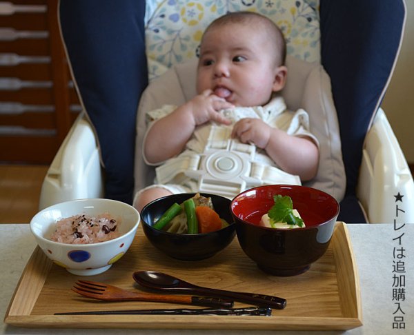 - 子供食器　木とうるしの器　こどもしっき