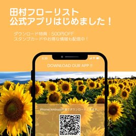 田村フローリスト 公式アプリはじめました！