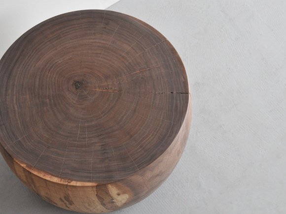 Wooden Stool (walnut) 022 - George Peterson - CARGO web shop