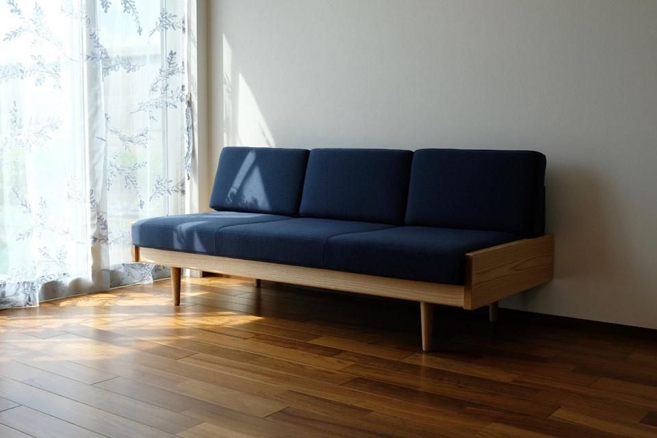 Day Bed Sofa L (navy) - ad（analogue from digital） - CARGO