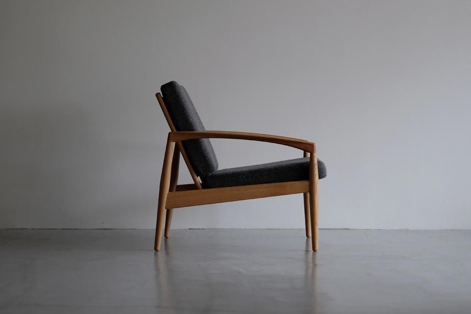 Paper Knife Sofa 1seat (oak x tweed black) - Kai Kristiansen Paper Knife Sofa 1seat (oak x tweed black) - Kai Kristiansen