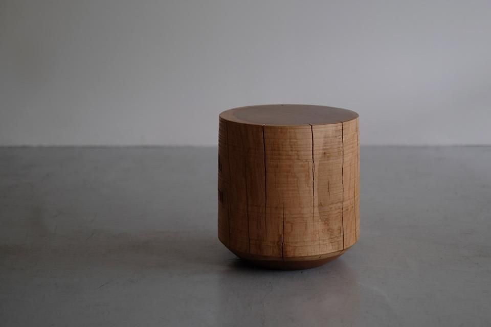 Wooden Stool (cherry) 039 - Circle Factory・George Peterson