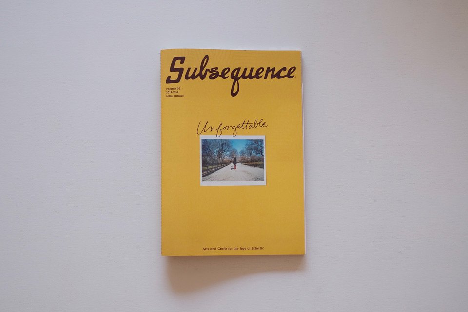 Subsequence Magazine Vol.2 - CARGO web shop