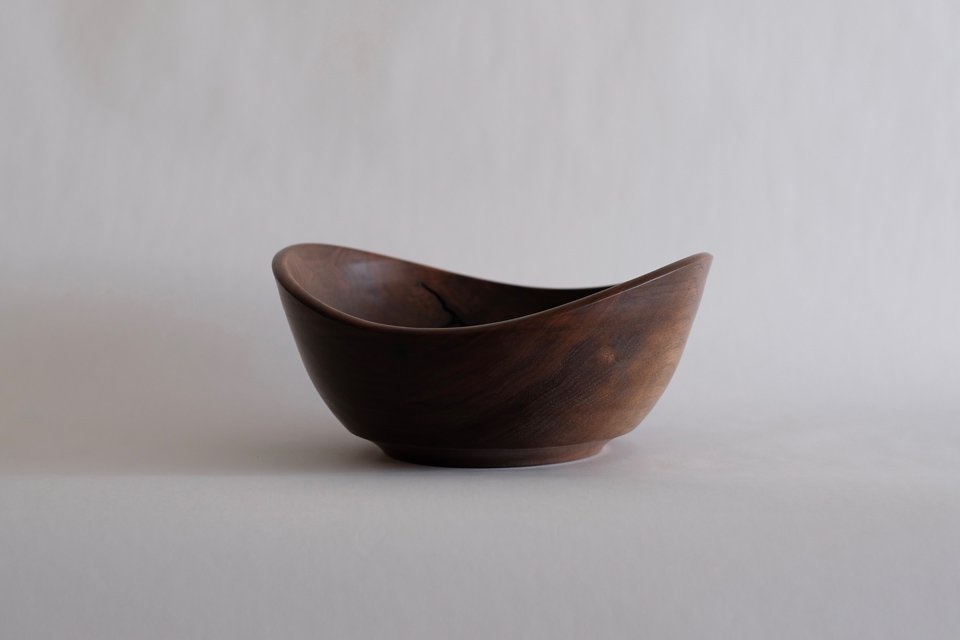 OK Bowl (walnut) 021 - Circle Factory・George Peterson - CARGO