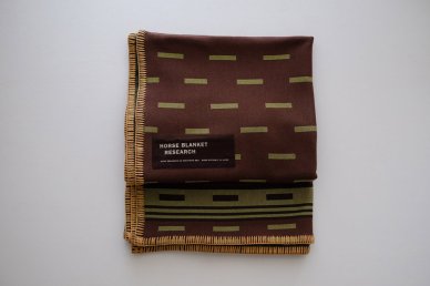 <img class='new_mark_img1' src='https://img.shop-pro.jp/img/new/icons47.gif' style='border:none;display:inline;margin:0px;padding:0px;width:auto;' />Jacquard Horse Blanket (Brown / Green) - Horse Blanket Research