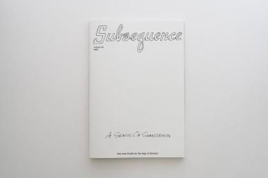 <img class='new_mark_img1' src='https://img.shop-pro.jp/img/new/icons8.gif' style='border:none;display:inline;margin:0px;padding:0px;width:auto;' />Subsequence Magazine Vol.8