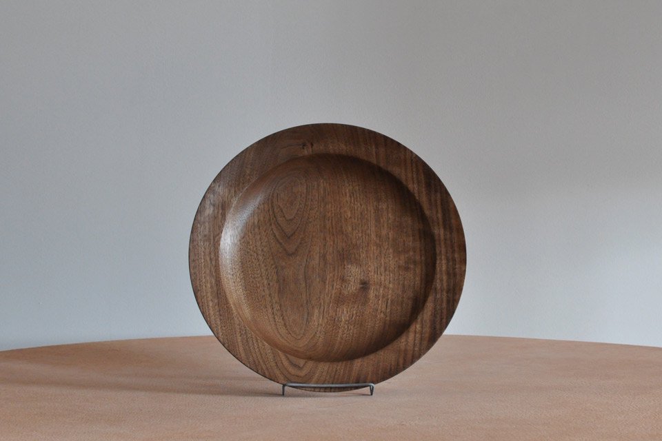 Rim plate (walnut) - 盛永 省治（Shoji Morinaga） - CARGO web shop