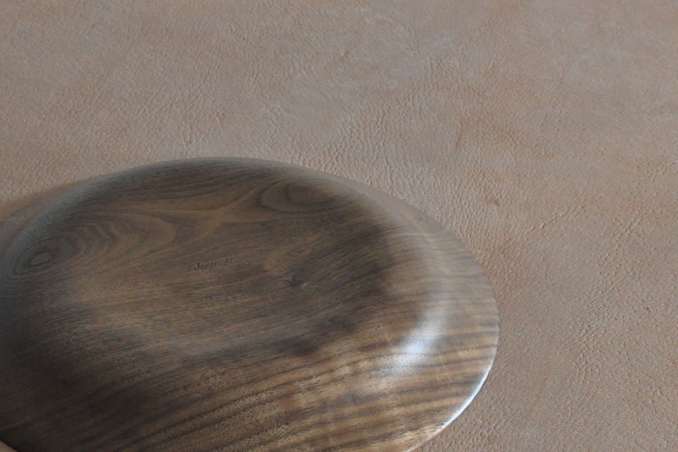 Rim plate (walnut) - 盛永 省治（Shoji Morinaga） - CARGO web shop