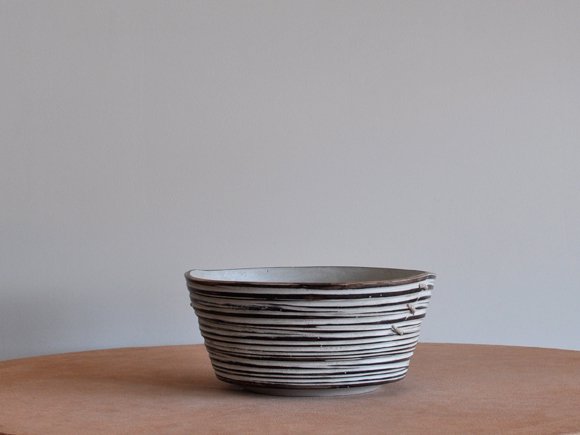 Wood Bowl (white・texture) 064 - George Peterson - CARGO web shop