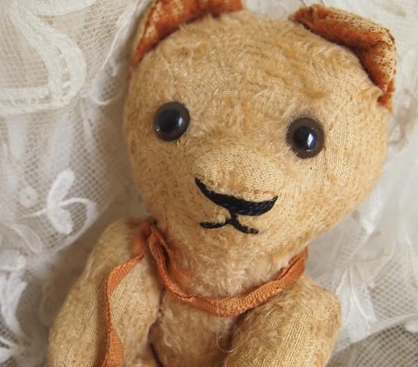 ベージュJPMクマちゃん＊オレンジ耳＊15cm - BLEU CURACAO FRANCE