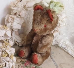 JPMベア♡ブルーに黄色耳のキュートな子♡ ベージュJPMクマちゃん＊ブルー耳＊タグ付き＊14cm - BLEU