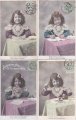 Carte postale ancienne＊お婆様への初めてのお手紙＊４枚セット<img class='new_mark_img2' src='https://img.shop-pro.jp/img/new/icons48.gif' style='border:none;display:inline;margin:0px;padding:0px;width:auto;' />