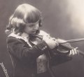 Carte postale ancienne＊ヴァイオリンを奏でる美しい少年＊B