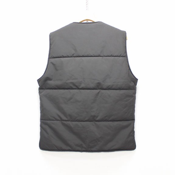 HIDE&SEEK Nylon No Collar VEST:BLACK - DAYTRIPPER(デイトリッパー