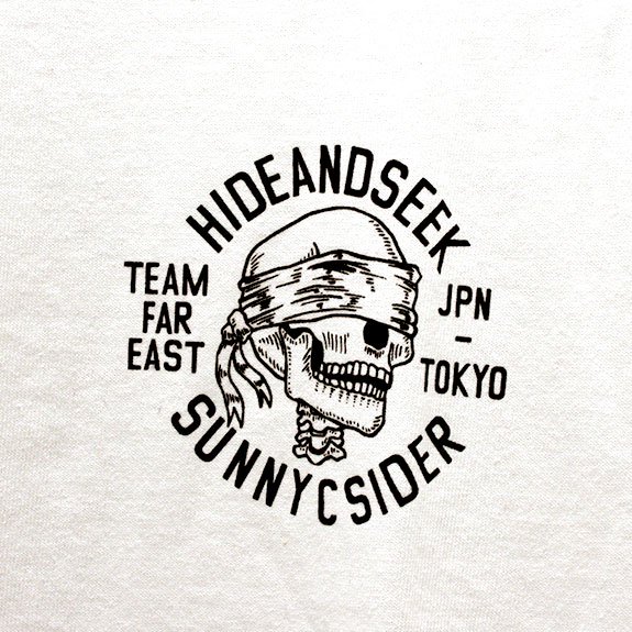 HIDE AND SEEK×SUNNY C SIDER : S/S TEE 2 : WHITE - DAYTRIPPER(デイ