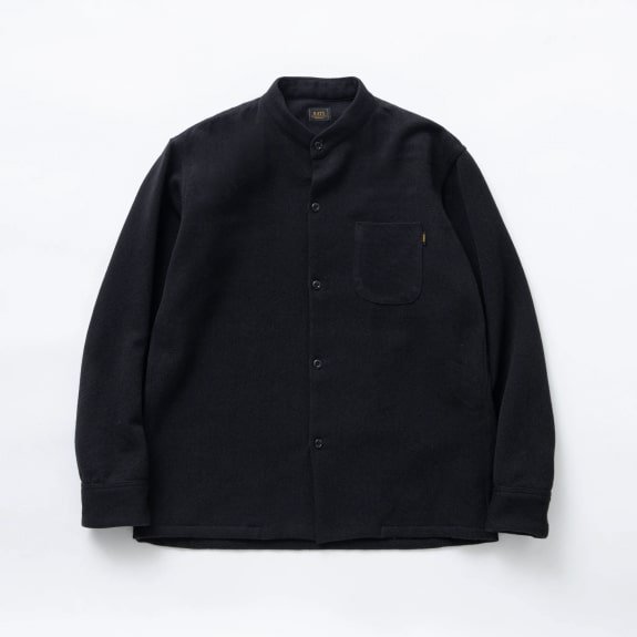 RATS COTTON WOOL STAND COLLAR SHIRT