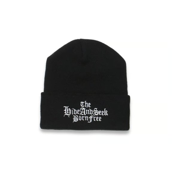 HS The H&S Knit CAP(24ss) No.HG-021024 BLACK - DAYTRIPPER(デイトリッパー)  HIDE＆SEEK・BEDWIN・TENDERLOINS・RATS正規取扱店通販