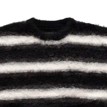 MINEDENIM Blurry Border Mohair Knit Pullover - DAYTRIPPER