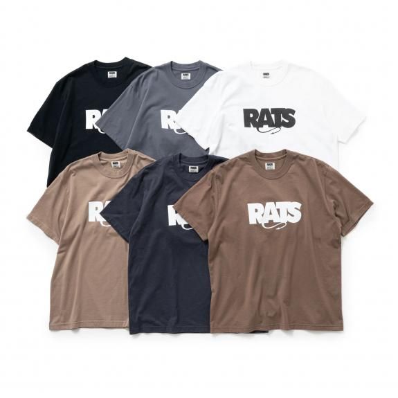 RATS BOX LOGO TEE No : 25'RT-0801 - DAYTRIPPER(デイトリッパー