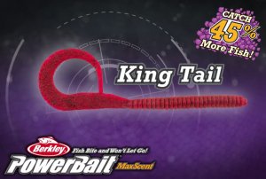Berkley Powerbait Maxscent マックスセント / King tail キングテール 8”