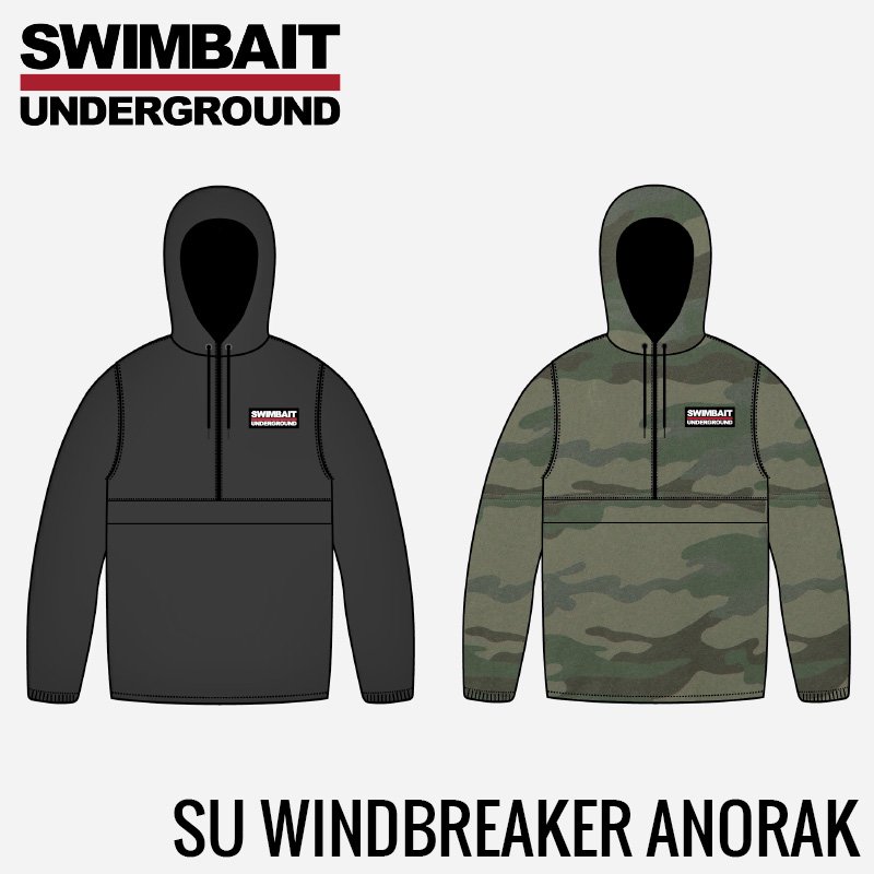 安い swimbait underground パーカー