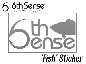 6th sense Fishing/ 'Fish' Sticker [転写ステッカー]