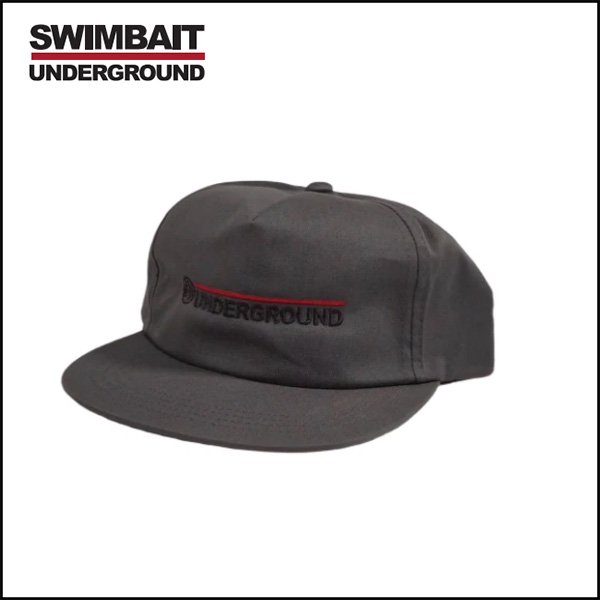 SWIMBAIT UNDERGROUND/UNDERGROUND WORDMARK UNSTRUCTURED SNAPBACK CAP -  HONEYSPOT