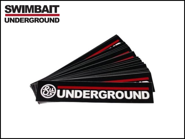 swimbait トップ underground ステッカー