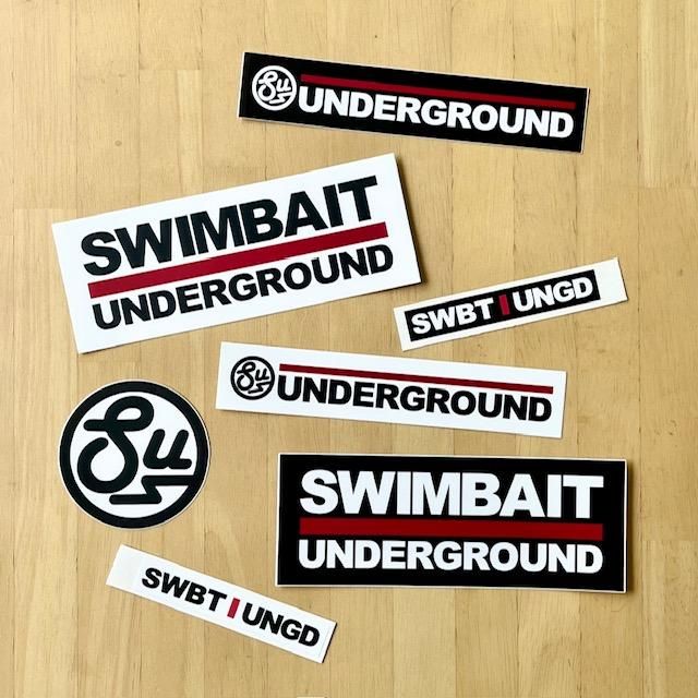 SWIMBAIT UNDERGROUND/WORDMARK 7” ステッカー - HONEYSPOT
