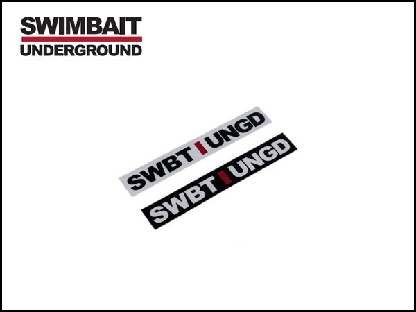 swimbait トップ underground ステッカー