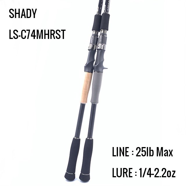 最新のデザイン SHADY（LS-C74MHRST） Slang デジーノレーベン - ロッド