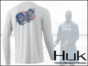Huk/American Frogger Long Sleeve (ラグラン ロングTシャツ)