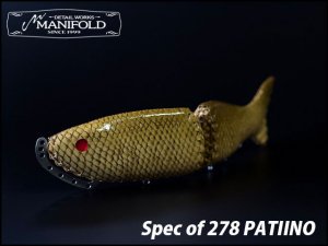 【予約販売】マニフォールド/パチイノ 278 [Lake BIWA Bass Leather] 【11月上旬入荷予定】