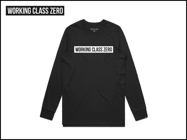 ワーキングクラスゼロ/スタンダードロゴ ロングTシャツ [2022 新色 