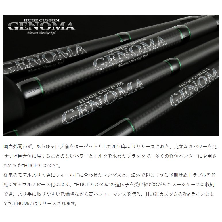 予約販売】デプス/ヒュージカスタム GENOMA（ジェノマ）HG2-70R [4 ...