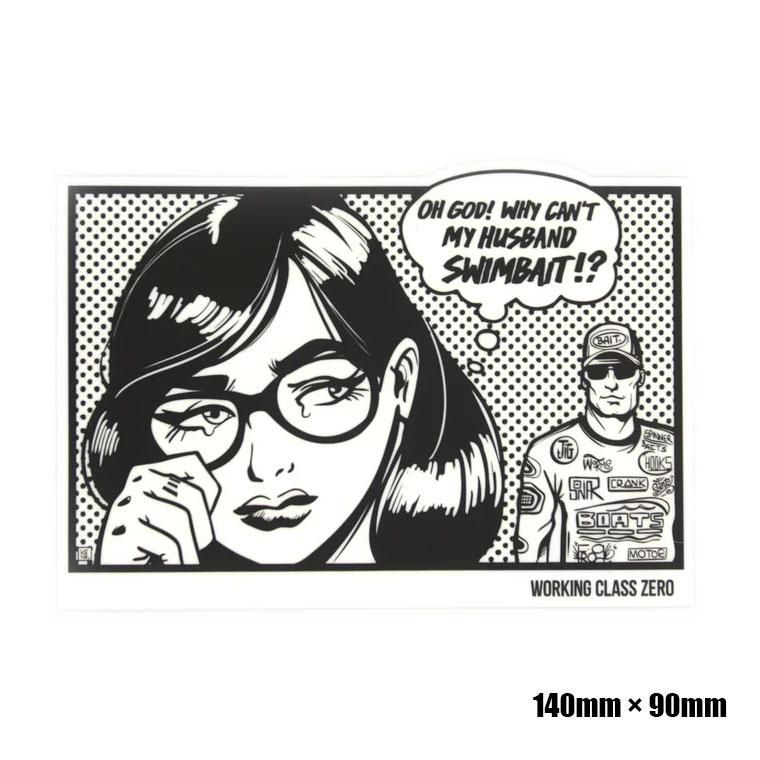 ワーキングクラスゼロ/ハズバンド ステッカー - HONEYSPOT