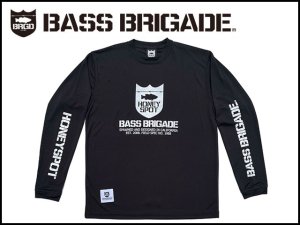 BASS BRIGADE × HONEYSPOT/ドライロングTシャツ 
