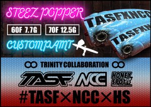 TASF×NCC×HONEYSPOT/ダイワ スティーズポッパー カスタムペイント
