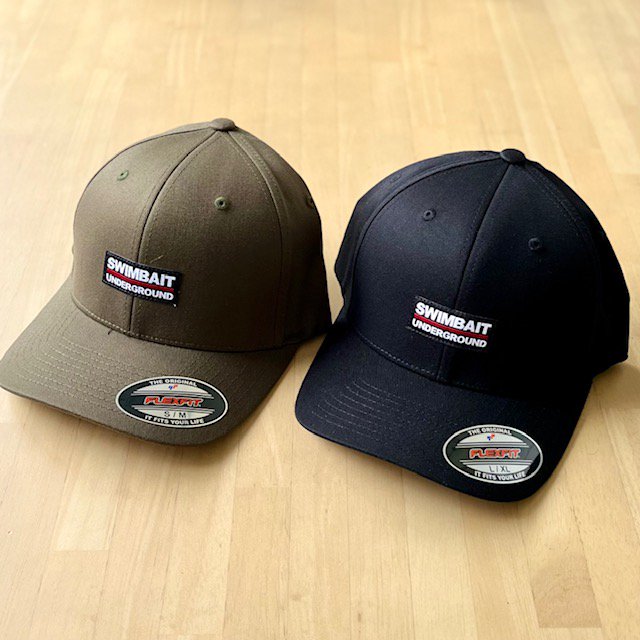 SWIMBAIT UNDERGROUND/SU Logo Lock Up FlexFit Hat [2023] - HONEYSPOT
