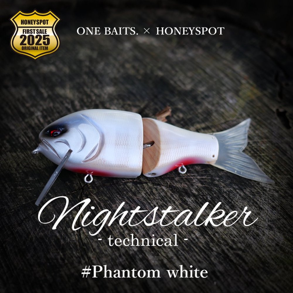 ONEBAITS × HONEYSPOT/Nightstalker -technical-[#Phantom White] - HONEYSPOT