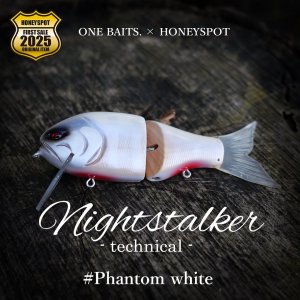 <img class='new_mark_img1' src='https://img.shop-pro.jp/img/new/icons15.gif' style='border:none;display:inline;margin:0px;padding:0px;width:auto;' />ONEBAITS  HONEYSPOT/Nightstalker -technical-[#Phantom White]