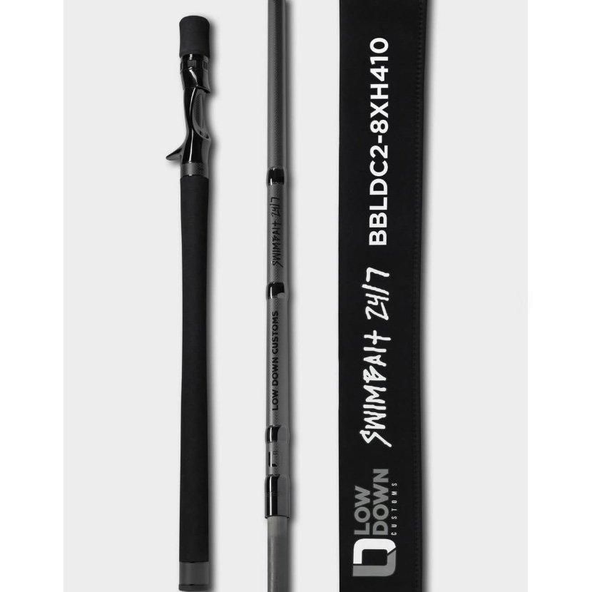 海外ブランド  ローダウンカスタム×SWIMBAIT24/7 80XH (4 - 10oz) - HONEYSPOT ロッド