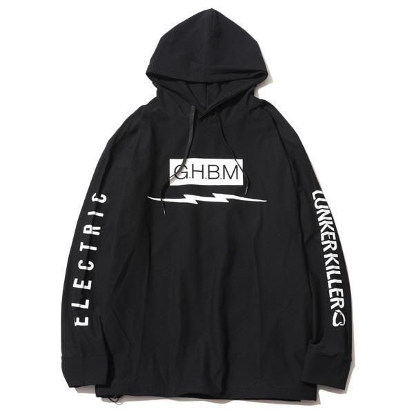【美品】2.3回着用 エレクトリック×ランカーキラー ドライフーディーブラックM エレクトリック×ランカーキラー/ドライフーディー 