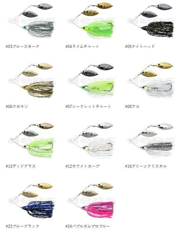 スピナーベイトシャッドテール巻物セット スピナーベイトシャッドテール巻物セット スピナーベイト