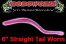 ROBO WORM/Straight Tail  6”