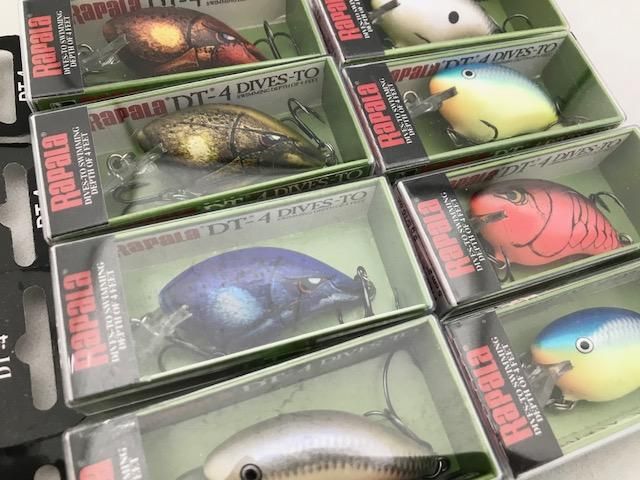 ラパラDT4 10個セットケース付き ラパラDT4 10個セットケース付き クランクベイト ラパラ プロ