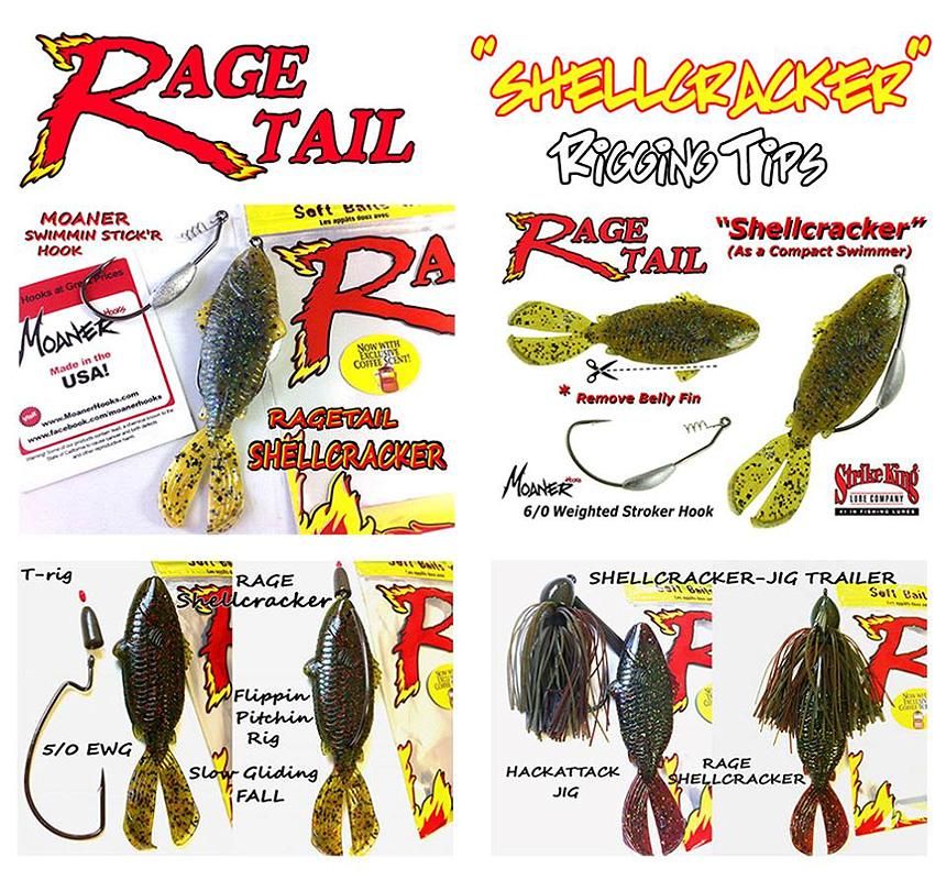 StrikeKing ストライクキング/Rage Tail Shellcracker 3.75